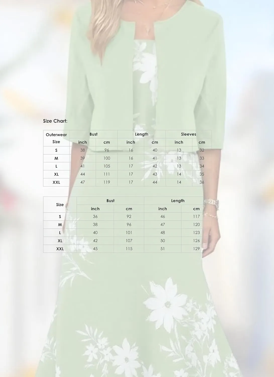 Womens 2 Piece Set Fashion Plant Print Midi Dress with Jacket Wedding Guest Floral Print Party Dresses