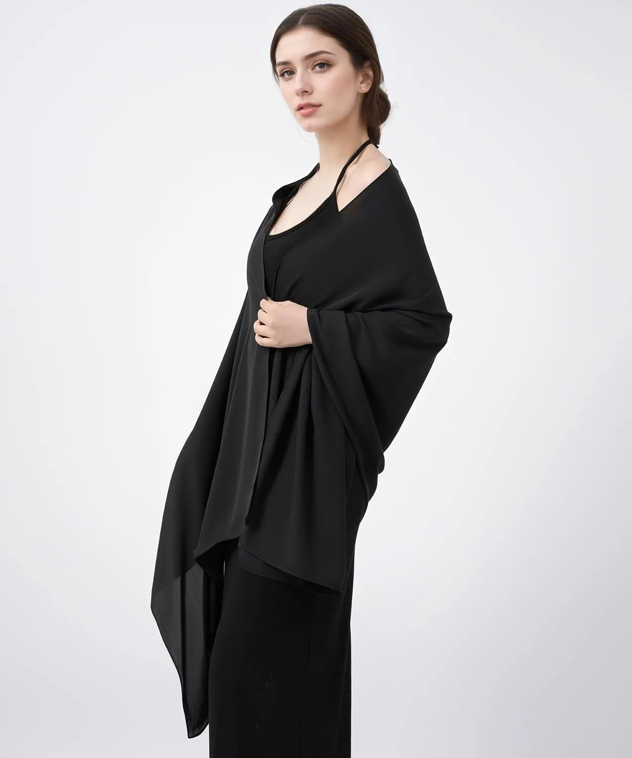 Women's Chiffon Scarf Shawls and Wraps for Evening Dresses Bridesmaid Wedding Bridal Scarves Soft Fashion Shawl