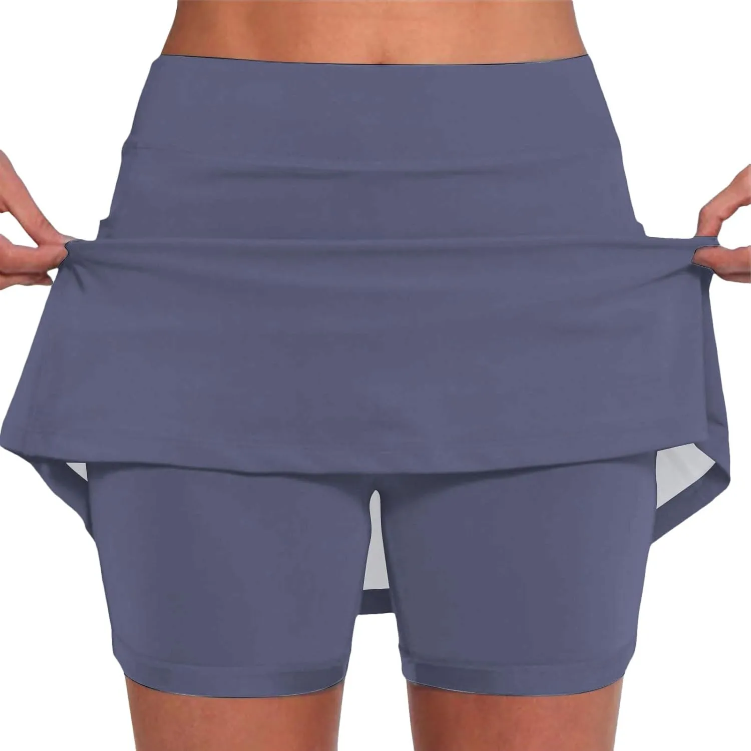 Women's Elastic Yoga Skirt Color Sports Shorts Lightweight High Waisted Tight Print Jogging 2024 Yoga Pants with