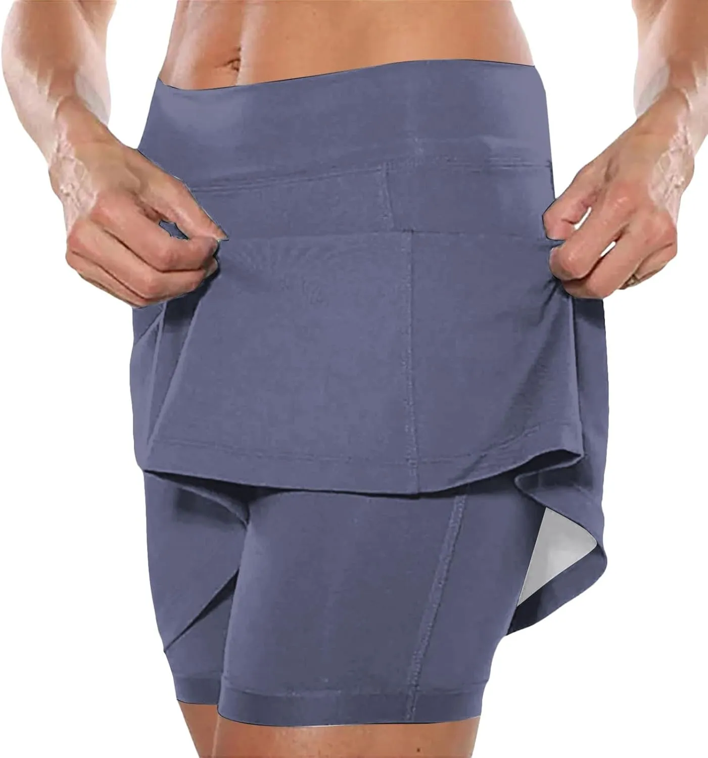 Women's Elastic Yoga Skirt Color Sports Shorts Lightweight High Waisted Tight Print Jogging 2024 Yoga Pants with