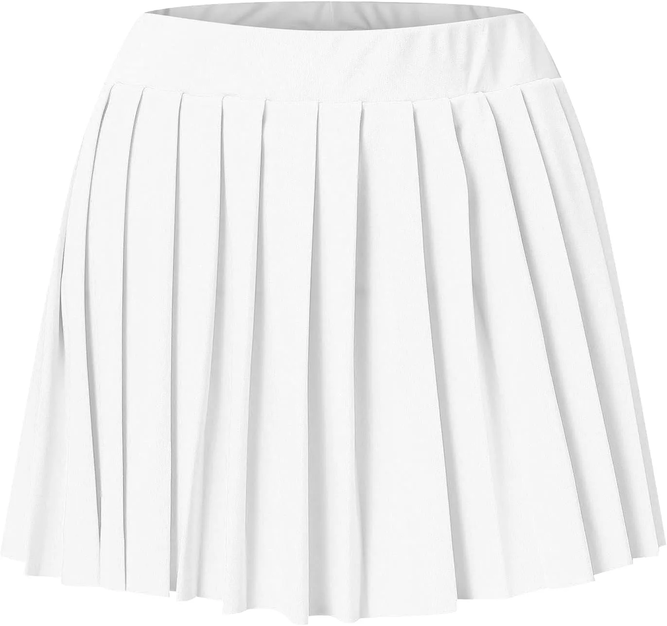 Womens Mini Pleated Skirt Sexy Club High Elastic Tennis Skating Skirt A Line Skirt Women Jean Skirts Knee Length