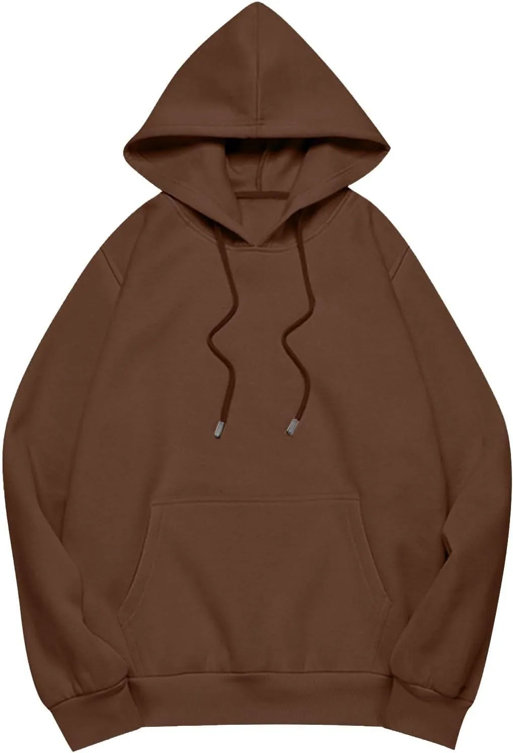 Womens Oversized Hoodie Fall Fashion 2024 Y2k Hoodie Casual Loose Solid Long Sleeve Hooded Sweatshirt with Pockets