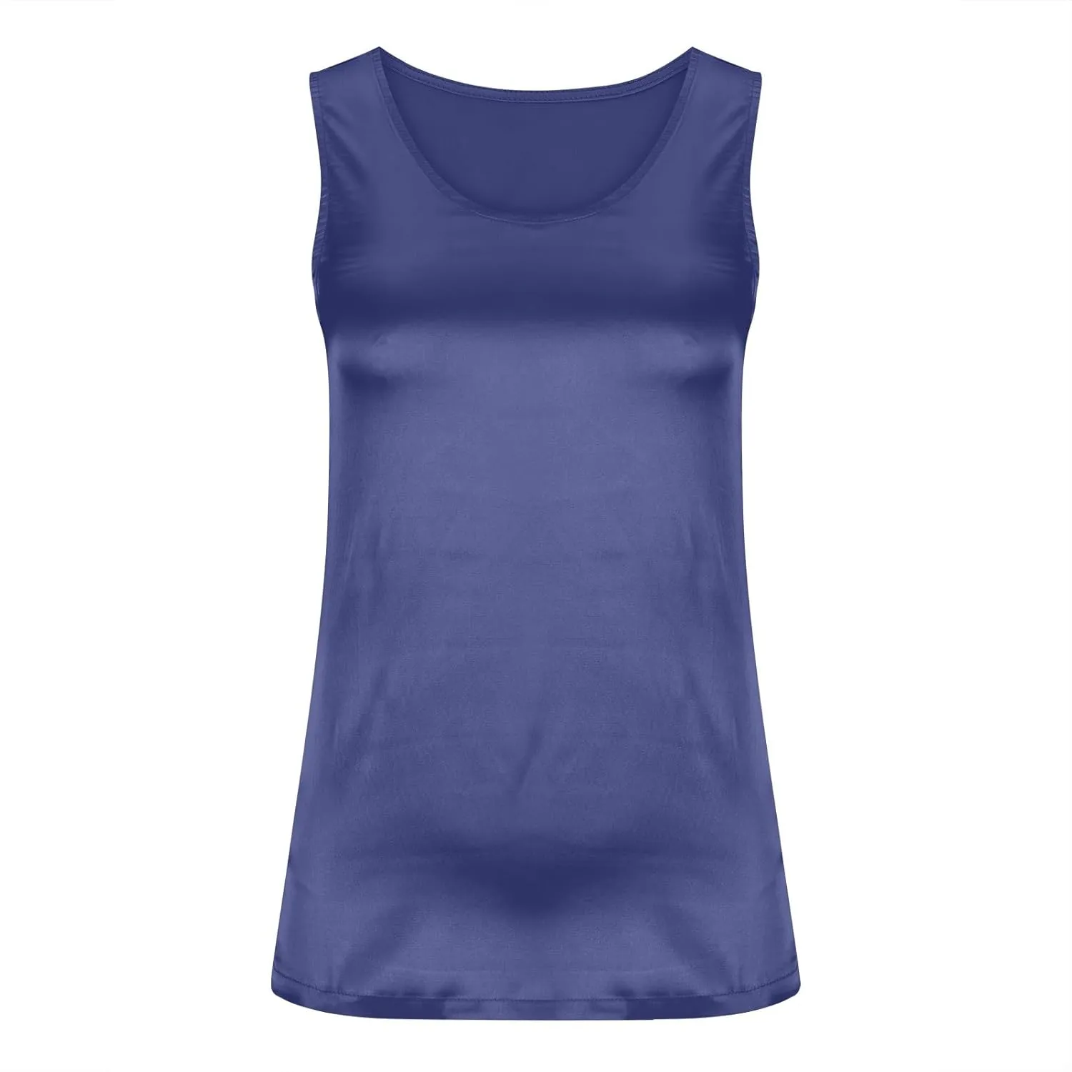 Womens Silk Satin Tank Tops V Neck Casual Solid Sexy Cami Sleeveless Camisole Blouses Summer Basic Work Vest
