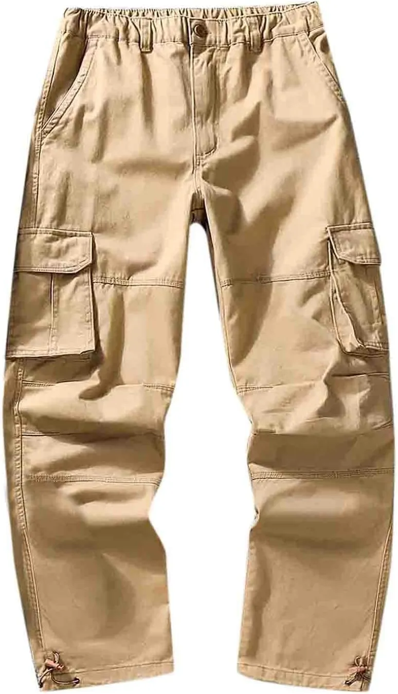 Work Pants for Men Construction Flex Casual Sweatpants Classic Tactical Pants Multi Pockets Twill Sport Hiking Pants